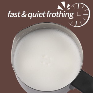 fast & quiet frothing