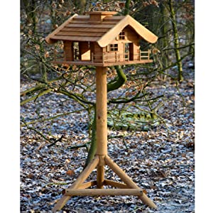 Bird house with stand.