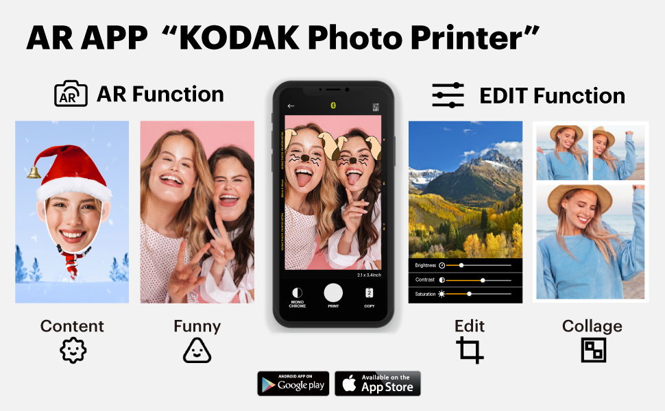 Kodak Mini 2 Retro Instant Polaroid Photo Printer