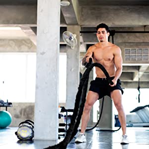 gain fitness with battle ropes, rpm power battle ropes, cardio workout, strengthening workout, rpm 