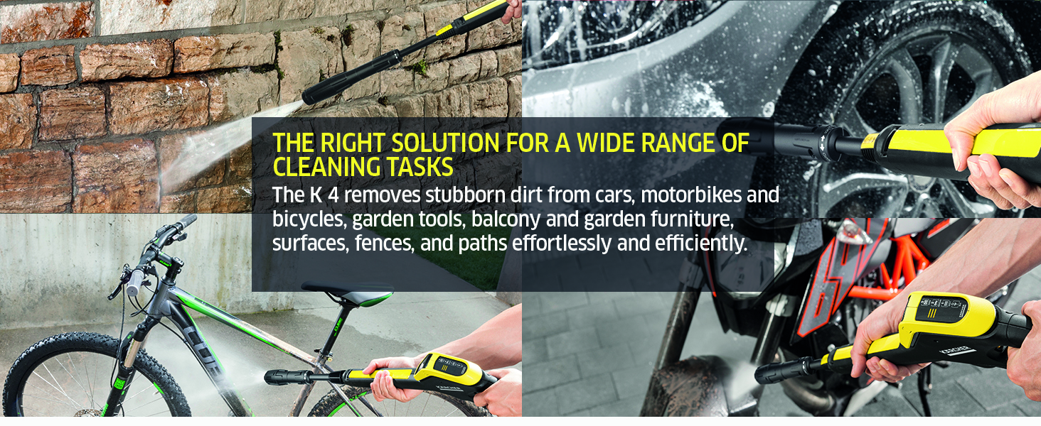 kärcher pressure washer smart home power control jet wash hydroshot