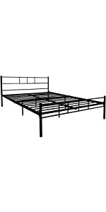Dorset Double Bed, Black