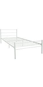 Dorset Single Bed, White