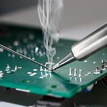 PCB soldering precise