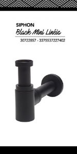 Black touch drain plug.