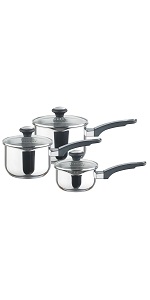 Stainless Steel Saucepan Set
