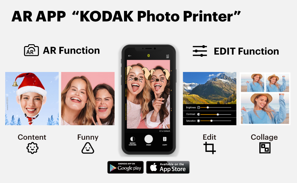 Kodak Mini 3 Retro Instant Polaroid Photo Printer
