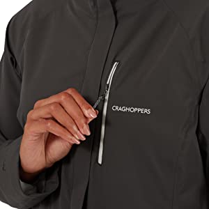 jacket, pocket, zip, craghoppers