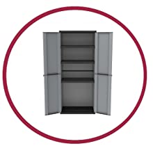 Outdoor Cabinet, Plastic Cabinet, Adjustable Shelves, Outdoor Furniture