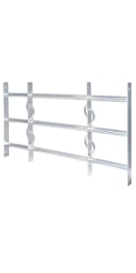 Cellar grille, pass-grille, cellar window, cellar window, safety gate, safety gate, safety bar.