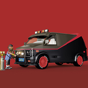 playmobil a team, playmobil, a team, a team toy, a team van, action toy