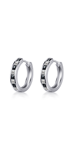 mens hoop earrings