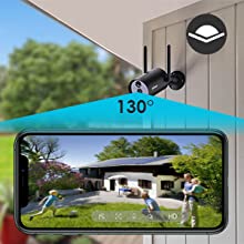 Clearer, Wider Safer outdoor security camera
