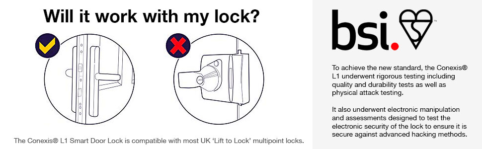Works with most UK multipoint locks