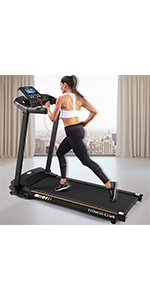 Folding Electric Motorised 1500 W Treadmill