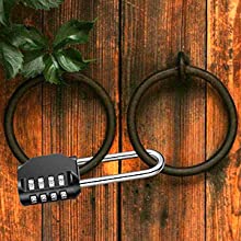 backyard gate lock door padlock hasp padlock outdoor padlock combination code lock