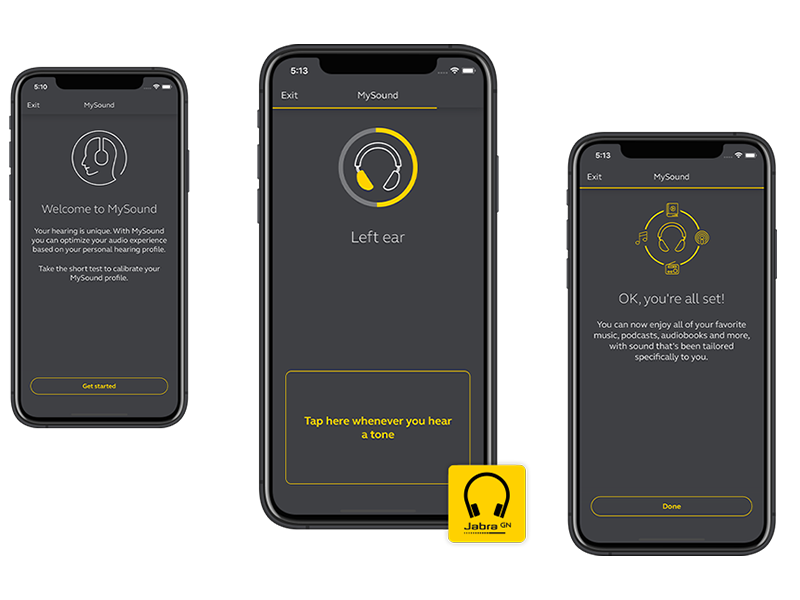 Enjoy music tailored to your hearing, with MySound.