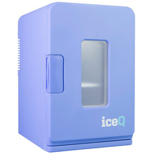 iceQ 15 Litre Deluxe Portable Mini Fridge With Window - Blue