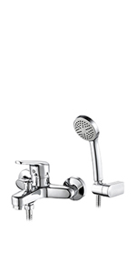 shower mixer with shower head