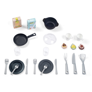 BON APPETIT KIDS ROLE PLAY KITCHEN WITH 23 ACCESSORIES