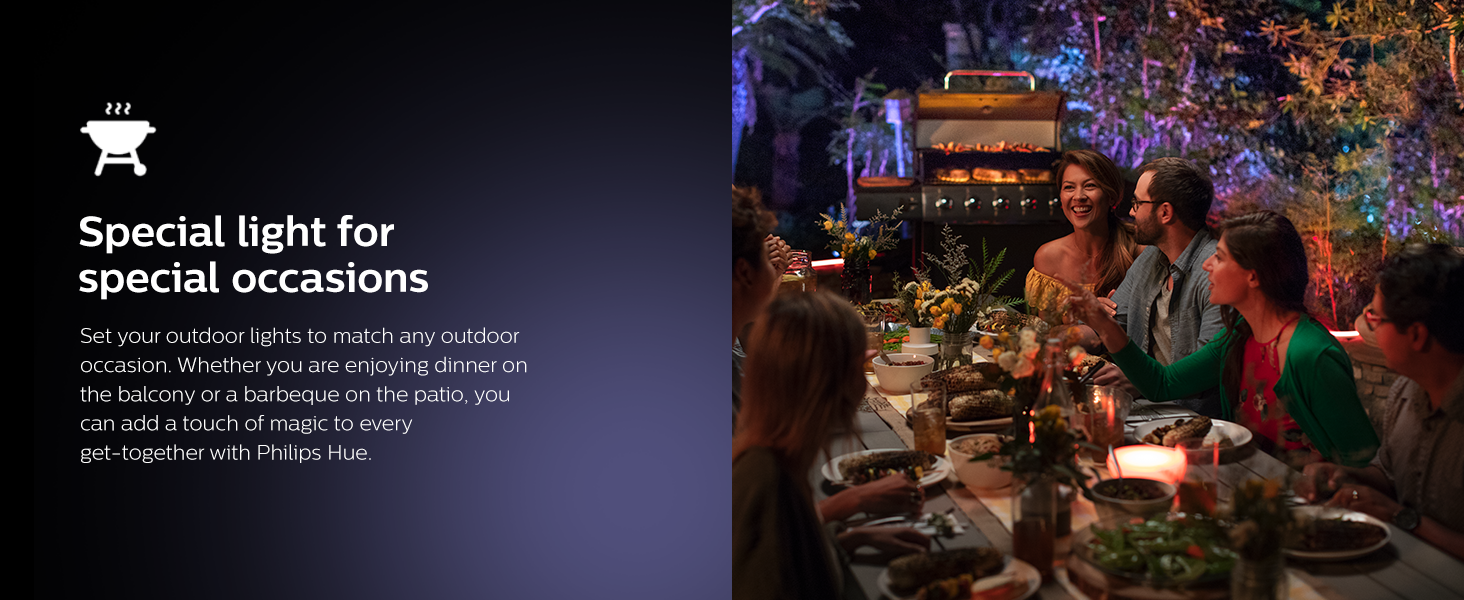 Philips Hue Smart Outdoor Lighting - Special light for special occasions