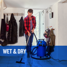 Wet and Dry - Perfect for spills, leaks, cars, vans, leaves, patios, outdoor, workshops, debris.