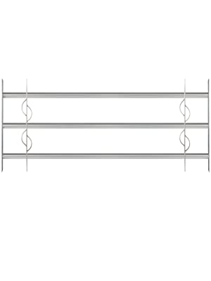 Iron grid, window alarm, window latch, window lock, window lock, window lock.