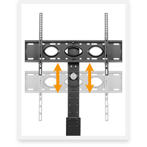 tv stand with height adjustment