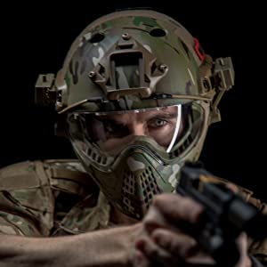 airsoft gogglesCombat PJ Type Fast Helmet with Goggles for CQB Shooting Paintball