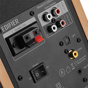 R1280DBs Active Bluetooth Bookshelf Speakers - Wireless Studio Monitor Computer Speaker