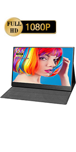 15.6 inch portable monitor type-c hdmi display