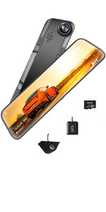 car dash cam mirror car smart mirror mirror mounted dash camera