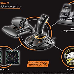 thrustmaster, joystick, throttle, hotas, thrustmaster joystick, joystick pc, flight sim