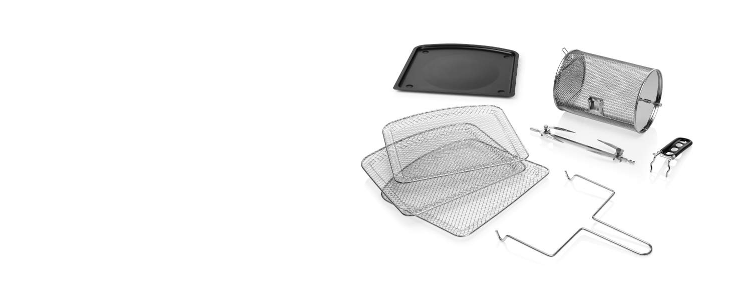 axxessories rotisserie baking tin included