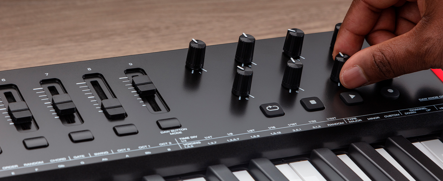 M-Audio Oxygen 49 (MKV) â€“ 49 Key USB MIDI Keyboard Controller With Beat Pads Arpeggiator & Software 