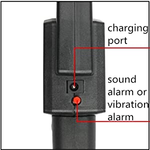 DAXGD Handheld Security Metal Detector Alarm and Vibration, Metal Finder