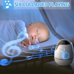 idoo video baby monitor night vision temperature two way talk audio camera pan tilt zoom long range