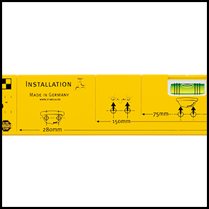 Stabila Type 80 M Spirit Level with Rare Earth Magnetic System and Marking Aids