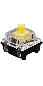 Ks-15 gateron optical switches yellow