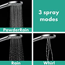 spray modes