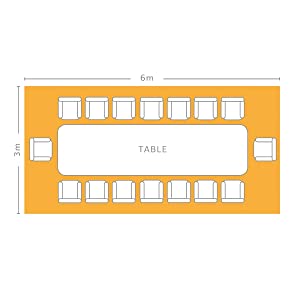 3x3m Party Tent fitting example