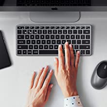 Slim X1 Bluetooth Backlit Keyboard