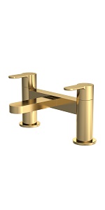 deck,mountehrood,bath,filler,lever,handle,bath,tap,modern,batm,brassware,brass,ware,brushed,brass