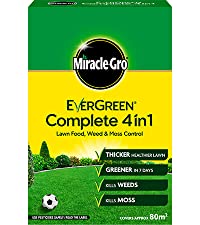 Miracle-Gro EverGreen Complete 4 in 1 Lawn Food, Weed & Moss Control