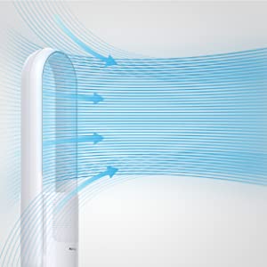 Pro Breeze Bladeless Tower Fan Blade less Dyson Cooling Fan Pedestal Air Con AC Air Circulator 