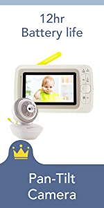 long battery life baby monitor
