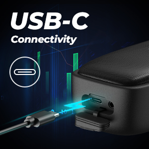 XSound Surf Bluetooth Speaker 12W with Superior Sound Bluetooth 5 IPX7 Stereo Pairing 100ft Range