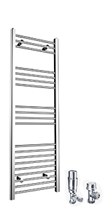 Towel Radiator 1500x500 with Thermostatic Valves