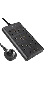 6 way extension lead