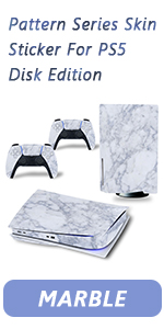 Pattern Series Skin Sticker For PS5 Disk Edition